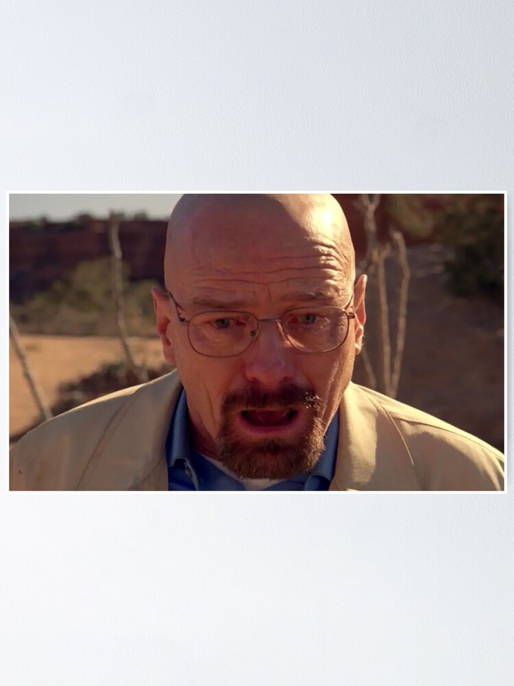 "Walter White Meme" Poster for Sale by alexbeeza Redbubble