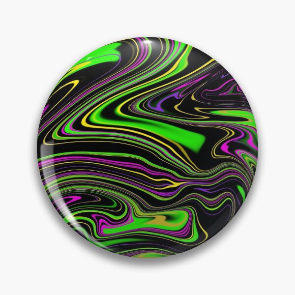 Artikelvorschau, Psychedelische trippy abstrakte surreale Wirbelkunst grünes Rosa entworfen und verkauft von lordthebeard.