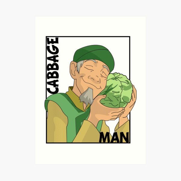 "Cabbage Man; The Avatar Series" Art Print for Sale by BrittanyCollins