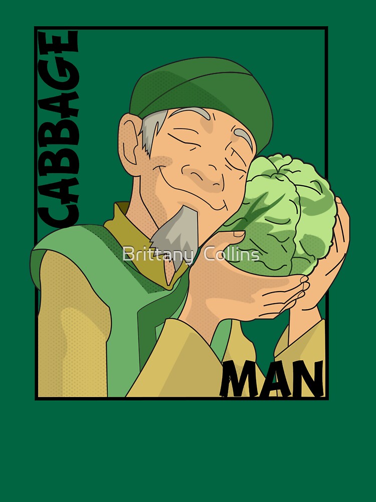"Cabbage Man; The Avatar Series" Tshirt for Sale by BrittanyCollins