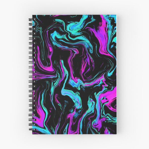 Item preview, Psychedelic trippy abstract surreal swirl art in cyan and magenta designed and sold by lordthebeard.