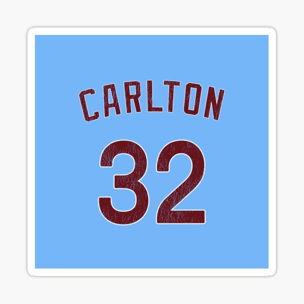 VINTAGE PHILADELPHIA PHILLIES MLB Baseball #32 STEVE CARLTON T