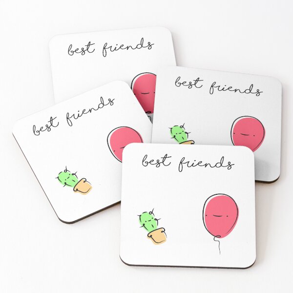 Item preview, Best friends : cactus balloon designed and sold by MochibaTV.