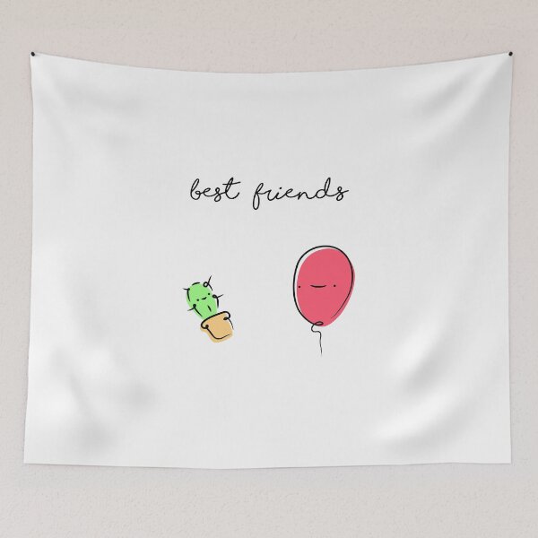 Item preview, Best friends : cactus balloon designed and sold by MochibaTV.
