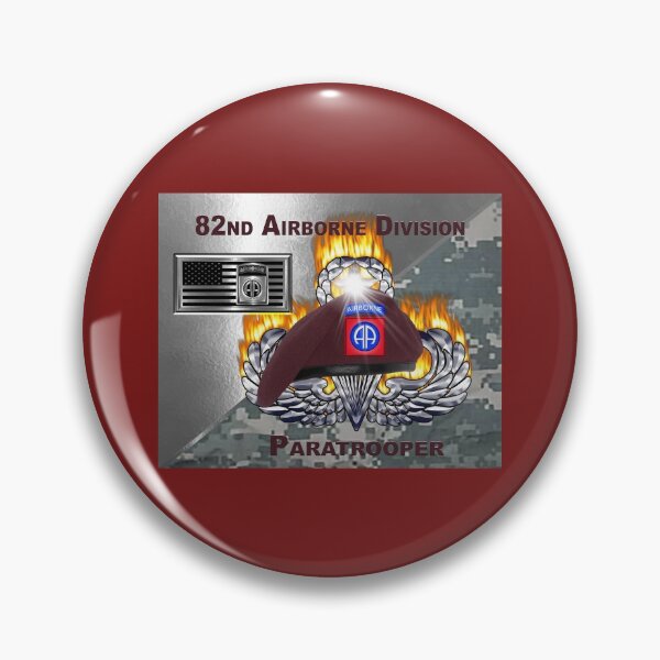 Item preview, 82nd Airborne Division – Awesome Flaming Wings designed and sold by SoldierAlways.