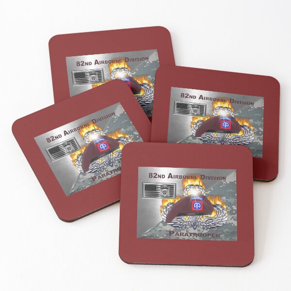 Item preview, 82nd Airborne Division – Awesome Flaming Wings designed and sold by SoldierAlways.