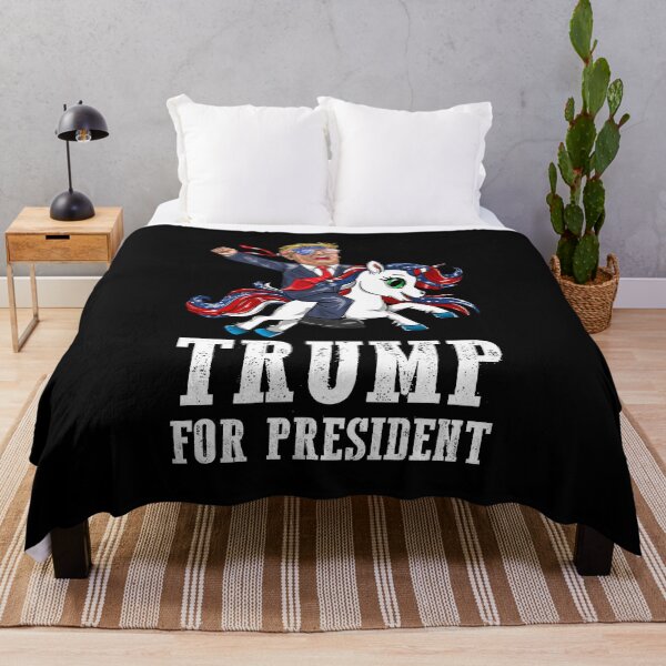 Item preview, Trump For President Gafas Bandana Montando Unicornio Americano designed and sold by BUBLTEES.