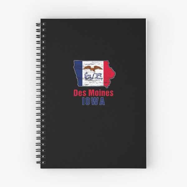 Artikelvorschau, Des Moines Iowa State Distressed Flag Outline entworfen und verkauft von ha10378.