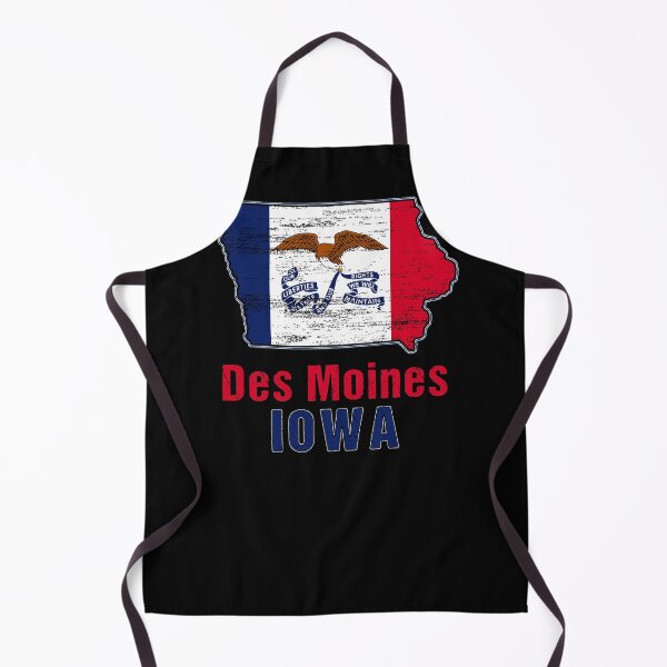 Item preview, Des Moines Iowa State Distressed Flag Outline designed and sold by ha10378.