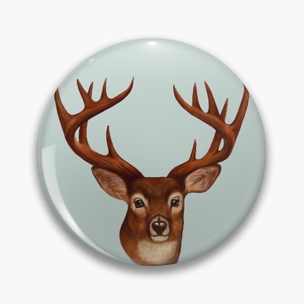 Item preview, bright saturated Deer Portrait designed and sold by luboffke.