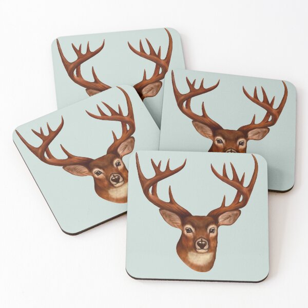 Item preview, bright saturated Deer Portrait designed and sold by luboffke.