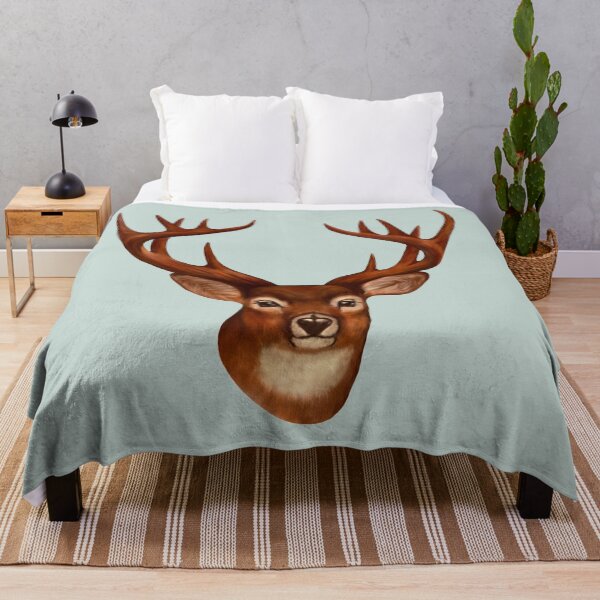 Item preview, bright saturated Deer Portrait designed and sold by luboffke.