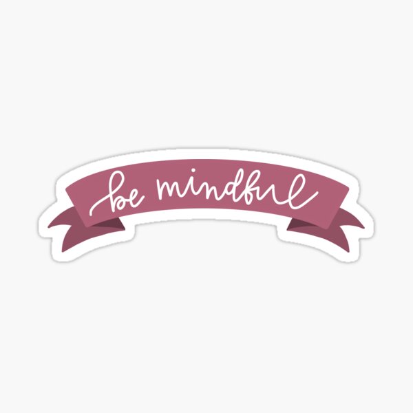 Item preview, Mindful Banner designed and sold by vicperre19.