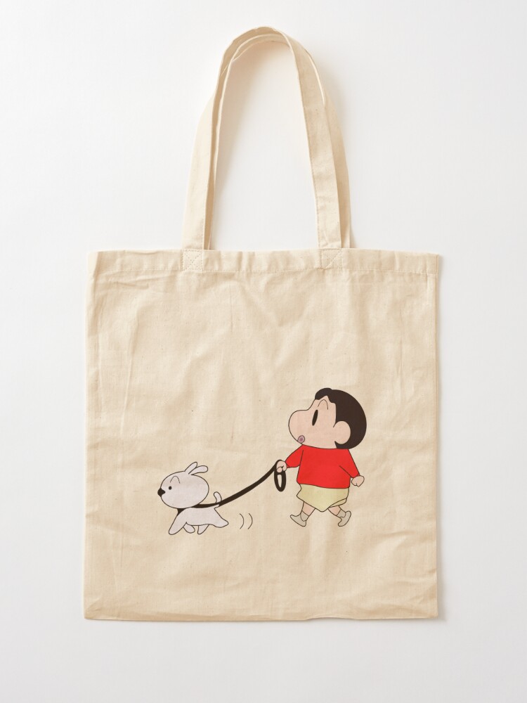 CRAYON SHINCHAN & SHIRO CANVAS TOTE BAG