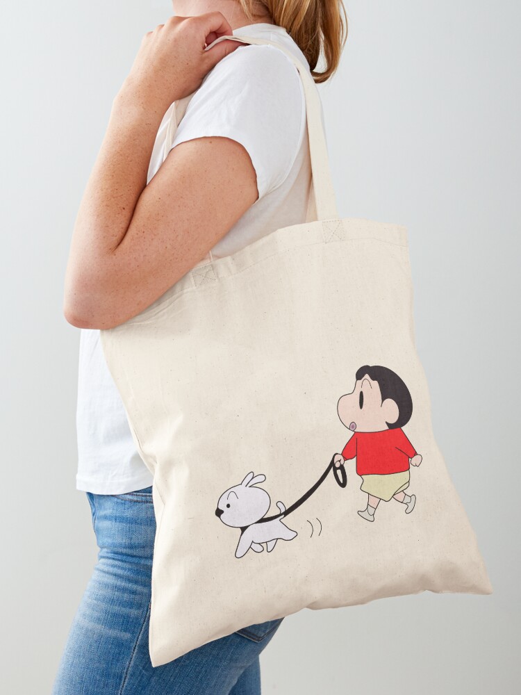 Shinchan: Shinchan And Shiro Tote Bag