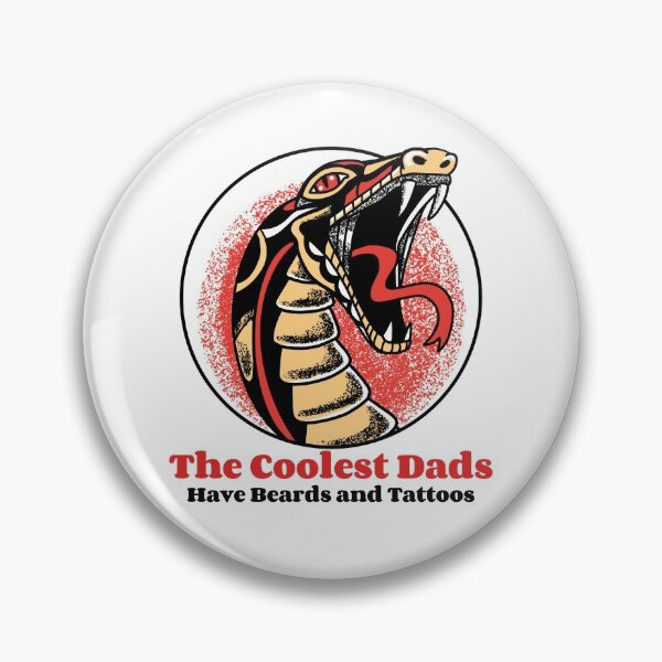Item preview, The Coolest Dads Have Beards and Tattoos designed and sold by ceverett98.
