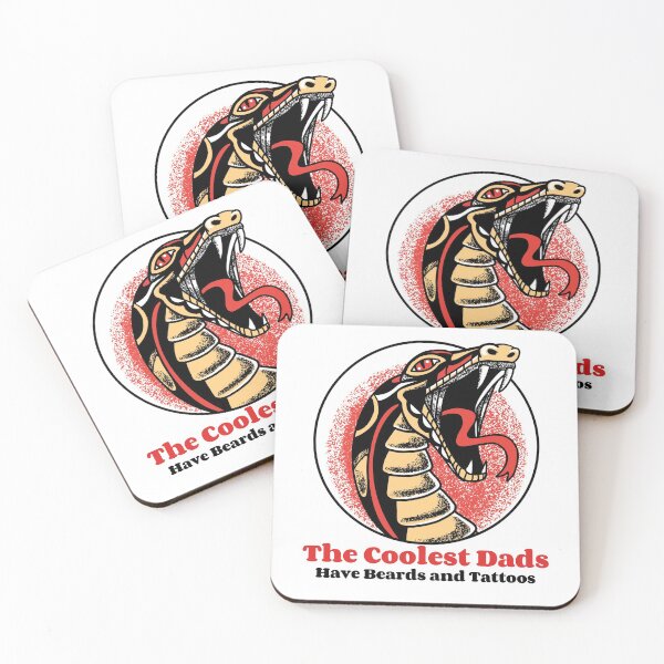 Item preview, The Coolest Dads Have Beards and Tattoos designed and sold by ceverett98.