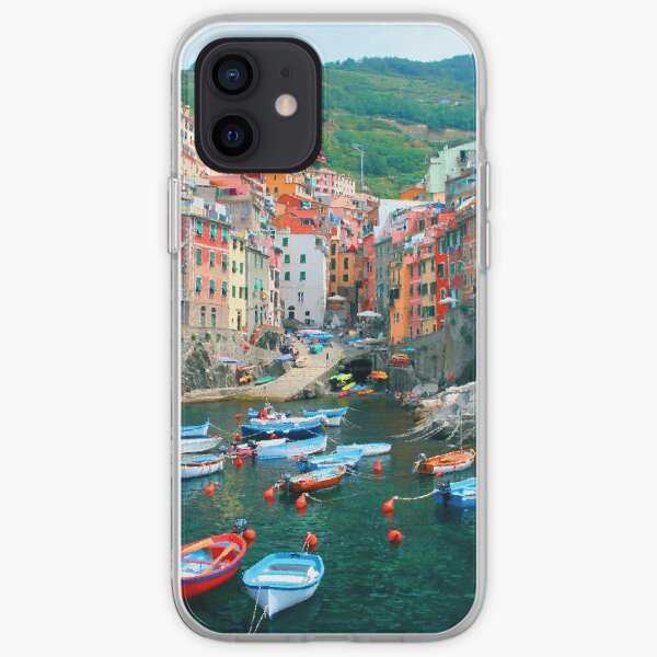 Italy. Cinque Terre marina iPhone Soft Case