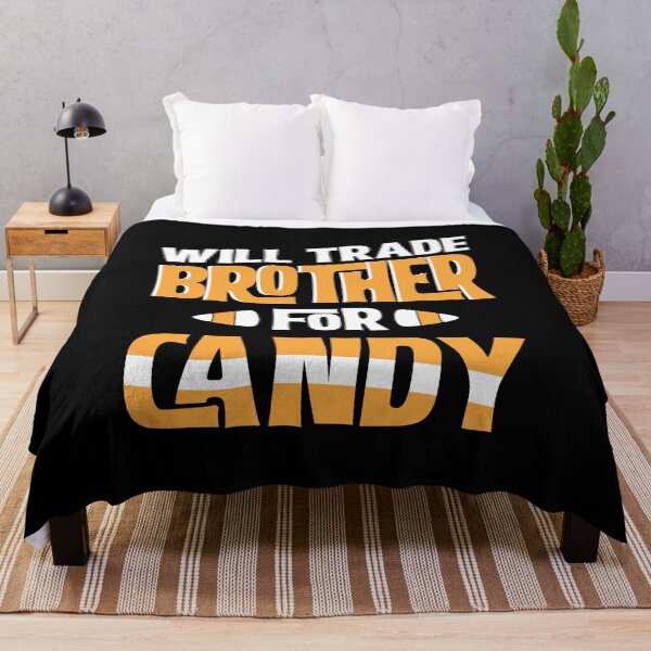 Item preview, Will Trade Brother For Candy Funny Halloween product designed and sold by BUBLTEES.