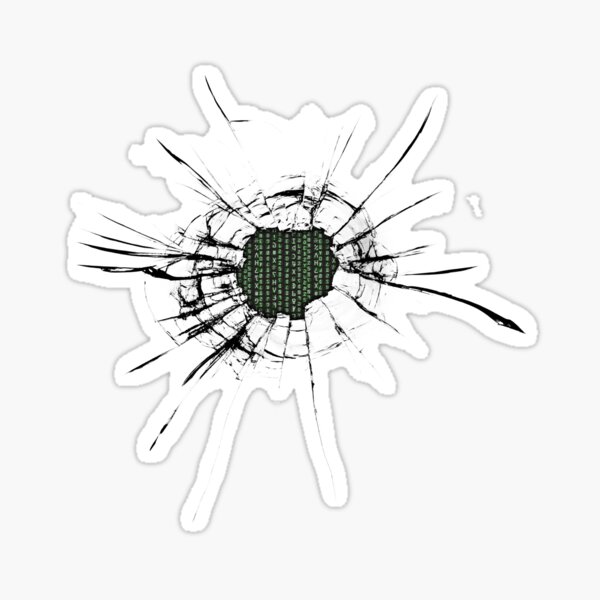 Artikel-Vorschau von Matrix Code Einschussloch, designt und verkauft von Garetha01.