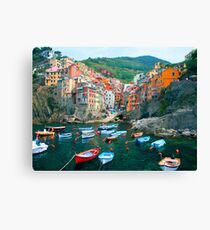 Italy. Cinque Terre marina Canvas Print