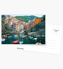 Italy. Cinque Terre marina Postcards