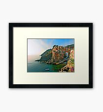 Italy. Cinque Terre - canals Framed Print