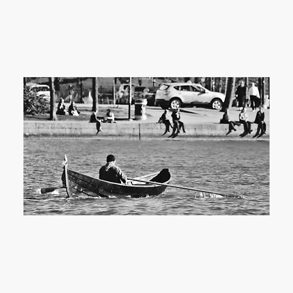 Rowing Photographic Print