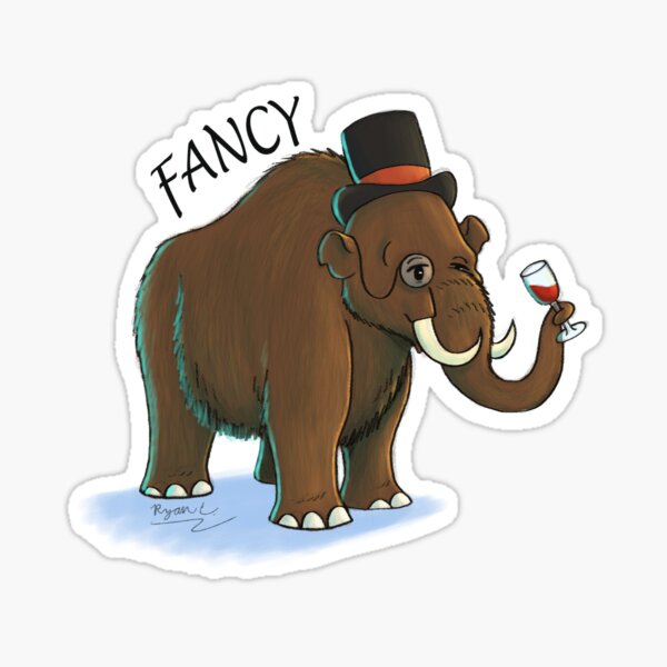 Fancy Mammoth Sticker