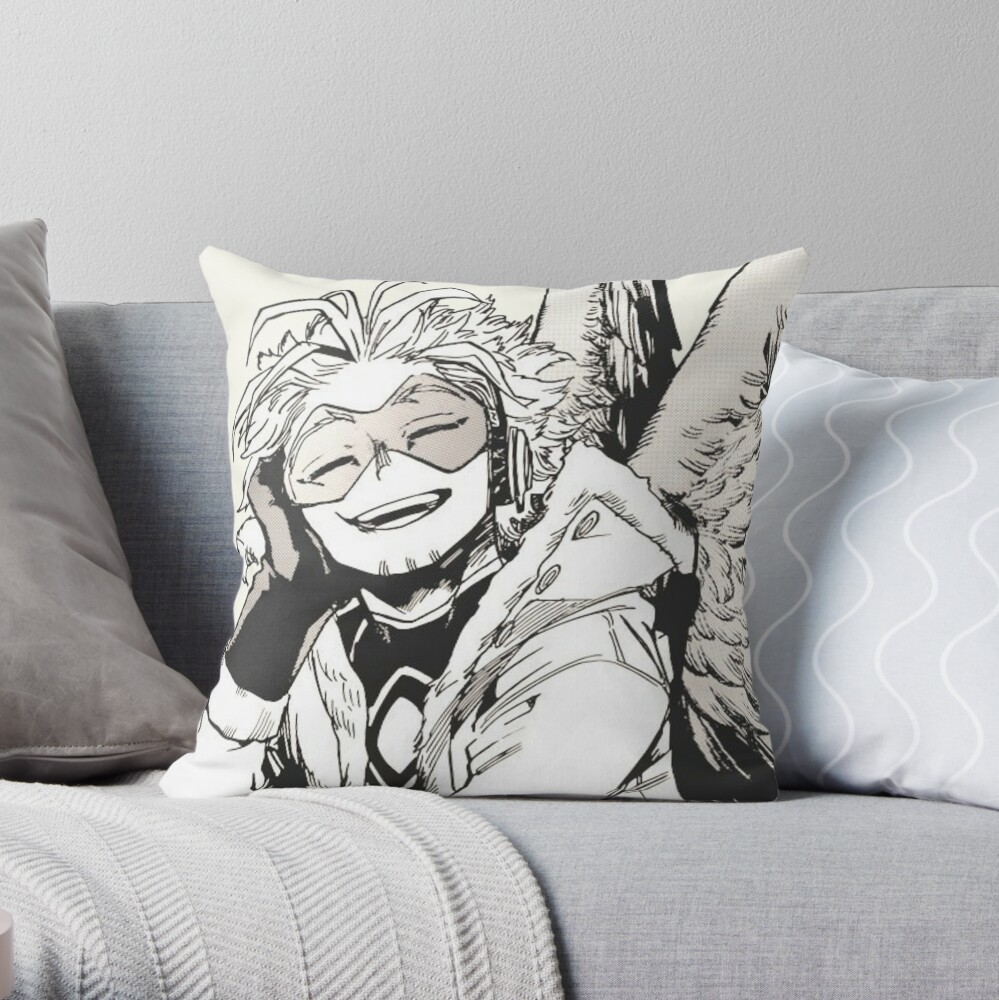 The most popular BNHA SOFT HAWKS Throw Pillow by love4yves TP-SU20PBKG