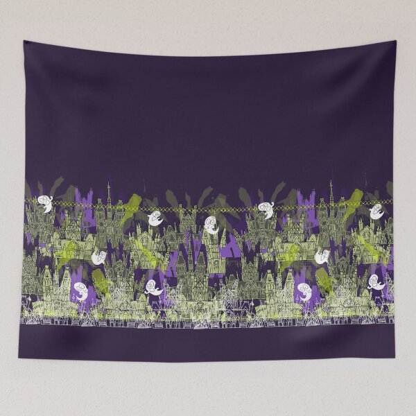 Item preview, Ghostly Gothic Haunted Mansion Ghosts designed and sold by ArgyleImp.