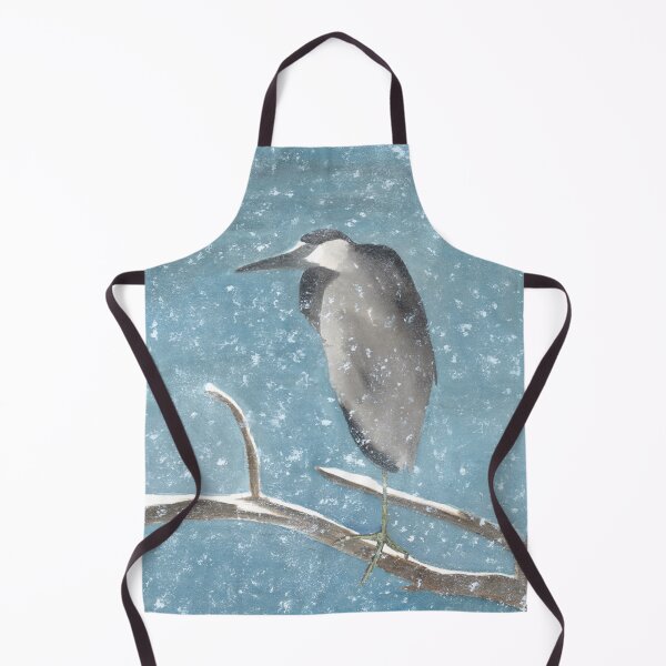 Item preview, Great Blue Heron in Tree Snowy Winter Roosting Scene designed and sold by DeAnna Hickman.
