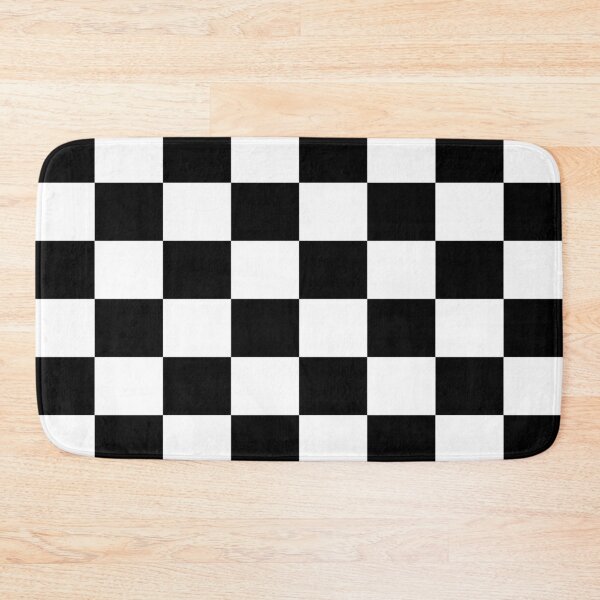 Item preview, Black and White Bathroom Mat, Shower Curtain designed and sold by deanworld.