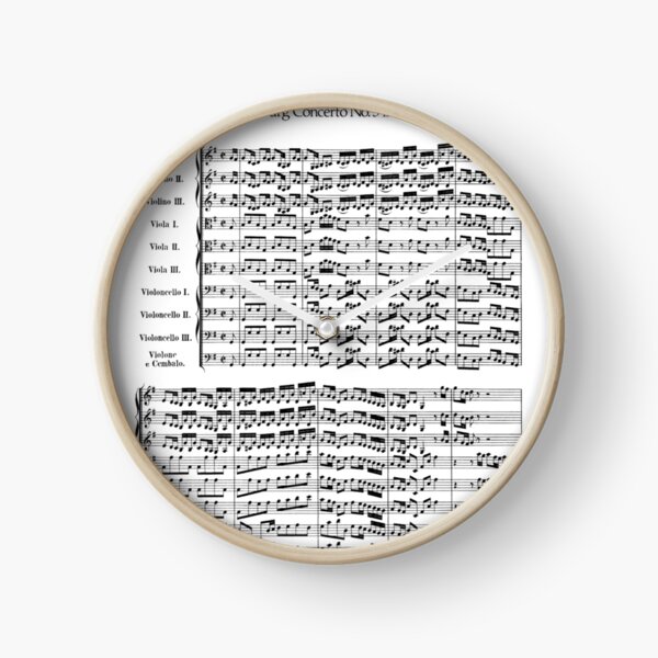 Brandenburg Concerto 3 Clock