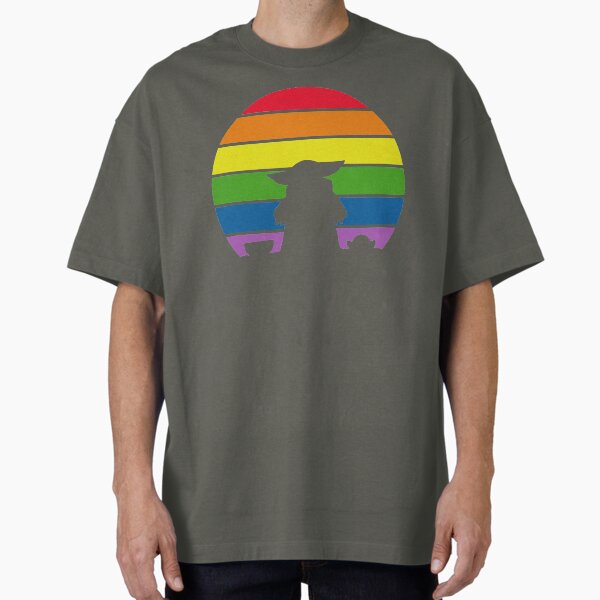 Vista previa del artículo con la obra «Extraterrestre con rana - Orgullo arcoiris», diseñado y vendido por Wizzles Emporium.