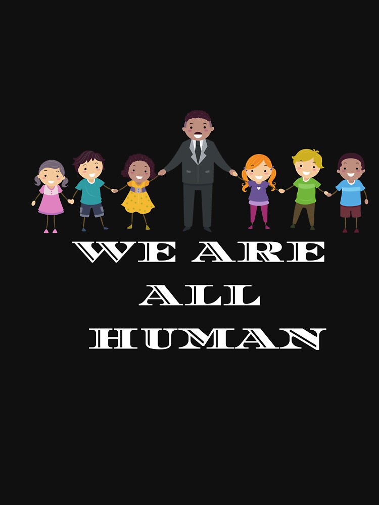 We are all Human Black Lives Matter Tee Racerback Tank Top