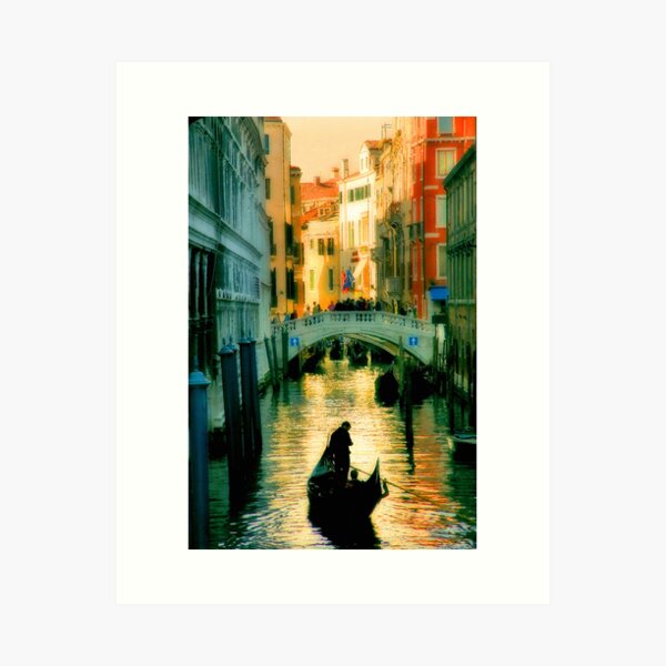 Item preview, Italy. Venice lonely boatman designed and sold by JessicaRoss.