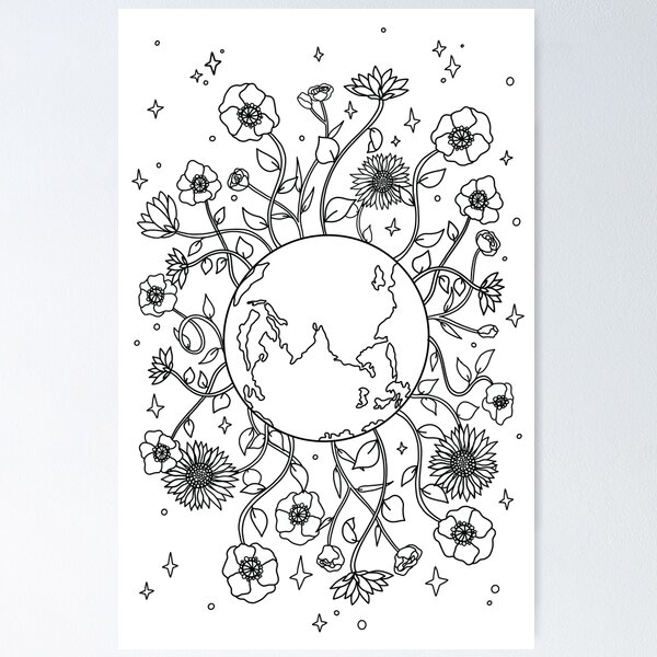 Item preview, Tierra mágica, paz en la tierra designed and sold by FoxandCrow.