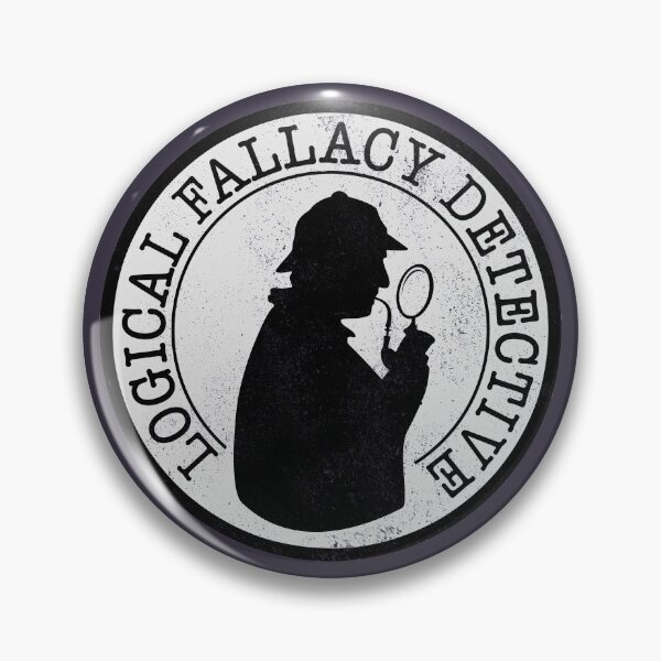 Item preview, Logical Fallacy Detective (distressed look) designed and sold by siggyspatsky.