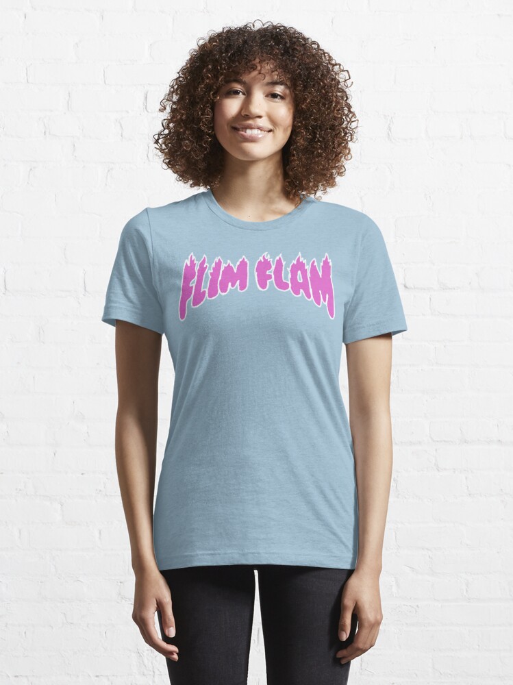 "Flamingo Merch! (new) BLUE" T-shirt by nonstopbaconz | Redbubble
