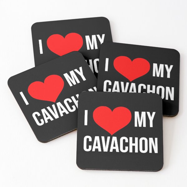 Item preview, I Love My Cavachon (wh) designed and sold by Blissikins.