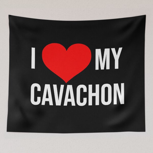 Item preview, I Love My Cavachon (wh) designed and sold by Blissikins.
