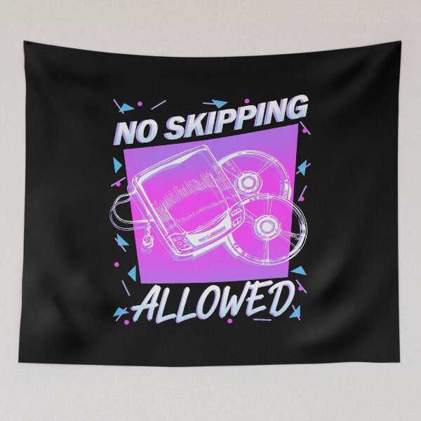 Item preview, No Skipping Allowed - Retro 80s 90s CD Player  designed and sold by AricHutfles.