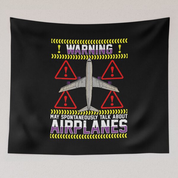 Item preview, Warning May Spontaneously Talk About Airplanes designed and sold by perfectpresents.