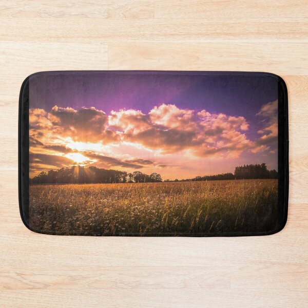 Item preview, Countryside, sunset in meadow designed and sold by Stéphane  Thirion.