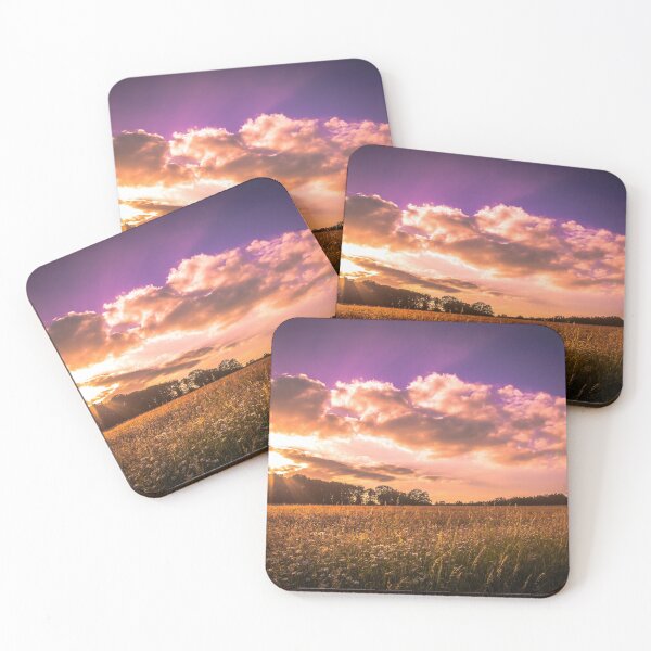 Item preview, Countryside, sunset in meadow designed and sold by Stéphane  Thirion.