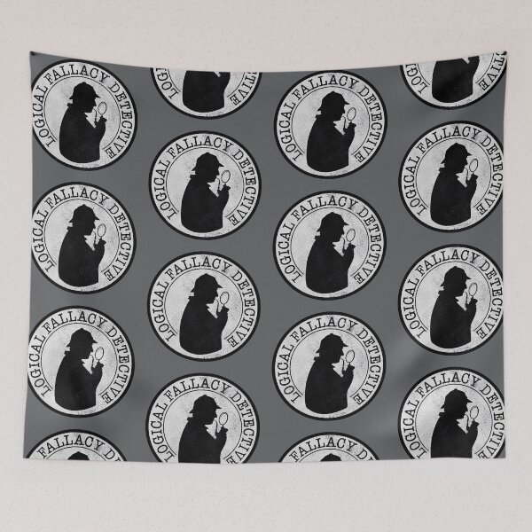 Item preview, Logical Fallacy Detective (corner distressed look) designed and sold by siggyspatsky.