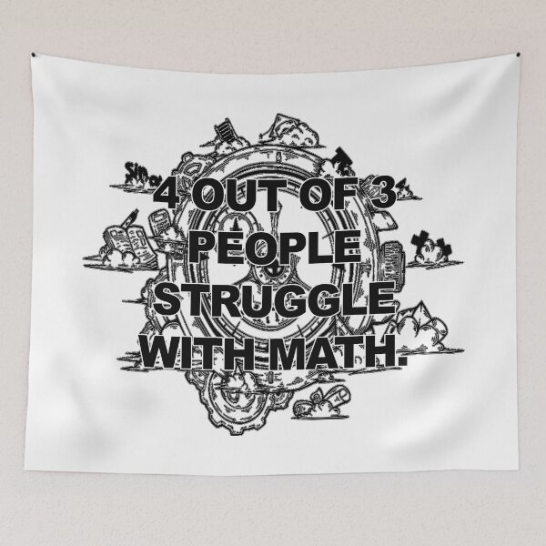 Item preview, Math Struggle designed and sold by Elfyau.