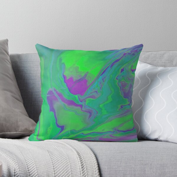 Melted Slime RZ Throw Pillow