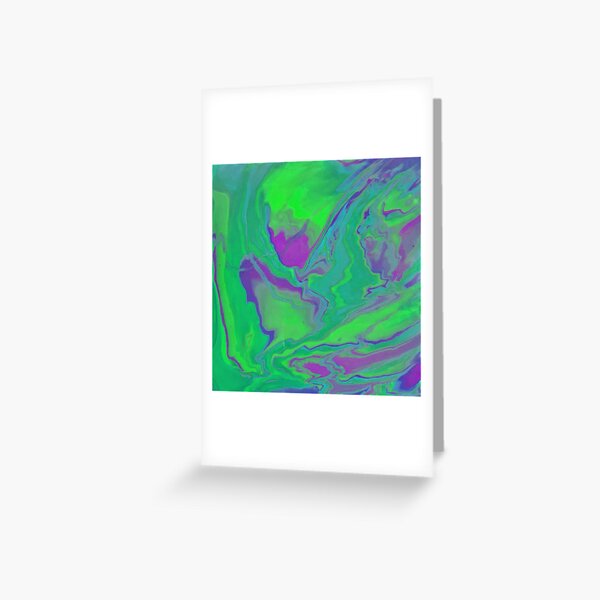 Melted Slime RZ Greeting Card